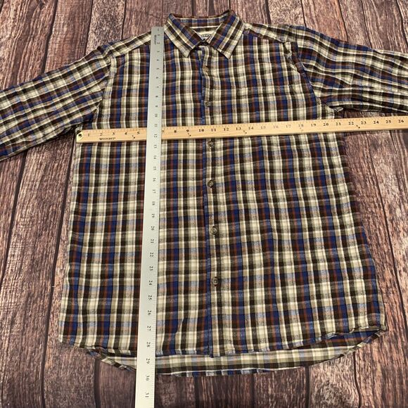 Mountain Khakis Men Multicolor Plaid Flannel Long Sleeve Button Shirt Medium - Picture 8 of 8